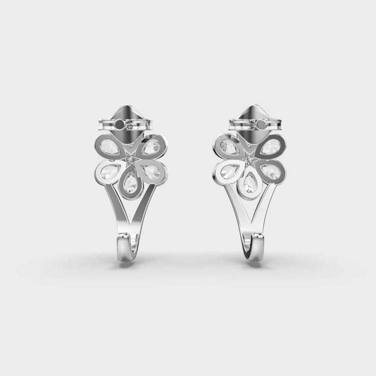 Very Merry Diamond Hoops