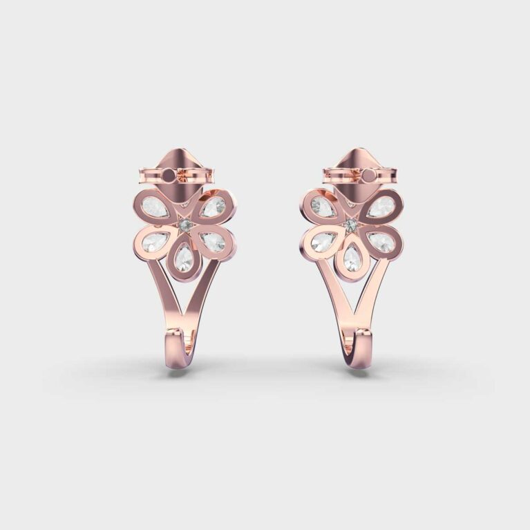Very Merry Diamond Hoops