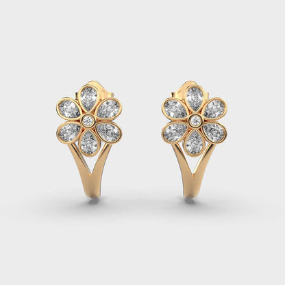 Very Merry Diamond Hoops