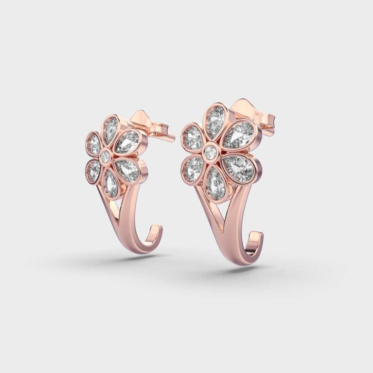 Very Merry Diamond Hoops