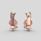 Twinkling Twirls Diamond Earrings