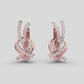 Twinkling Twirls Diamond Earrings