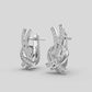 Twinkling Twirls Diamond Earrings