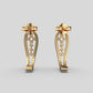 Delicate and Charming Diamond Earrings