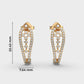 Delicate and Charming Diamond Earrings