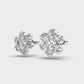 Periwinkle Diamond Studs
