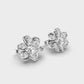 Periwinkle Diamond Studs