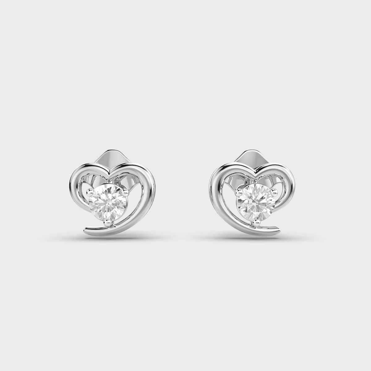 Heartfelt Wish Diamond Studs