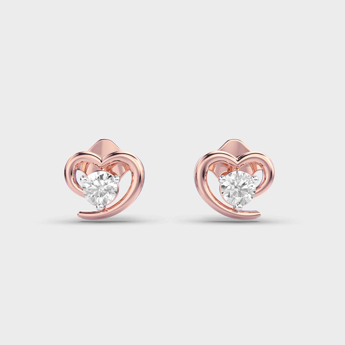 Heartfelt Wish Diamond Studs