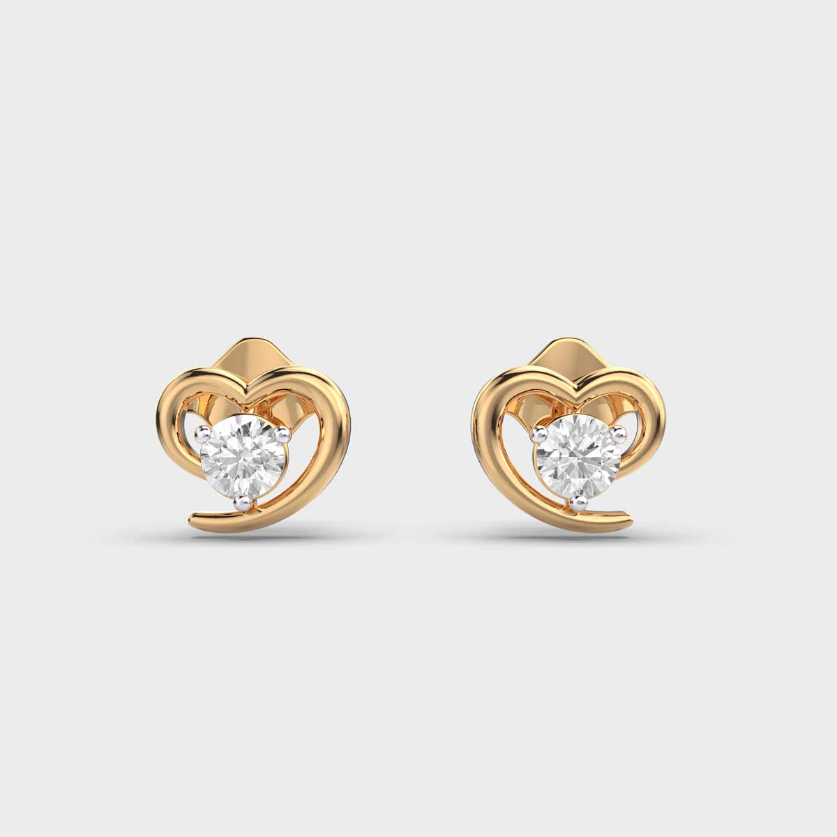 Heartfelt Wish Diamond Studs