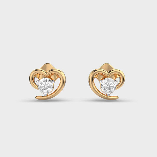 Heartfelt Wish Diamond Studs