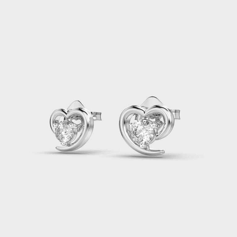 Heartfelt Wish Diamond Studs