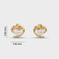 Heartfelt Wish Diamond Studs