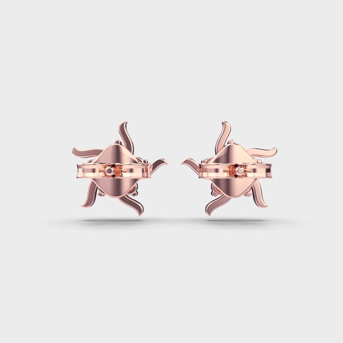 Fire and Flame Diamond Studs
