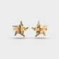 Fire and Flame Diamond Studs