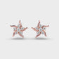 Fire and Flame Diamond Studs