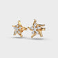 Fire and Flame Diamond Studs
