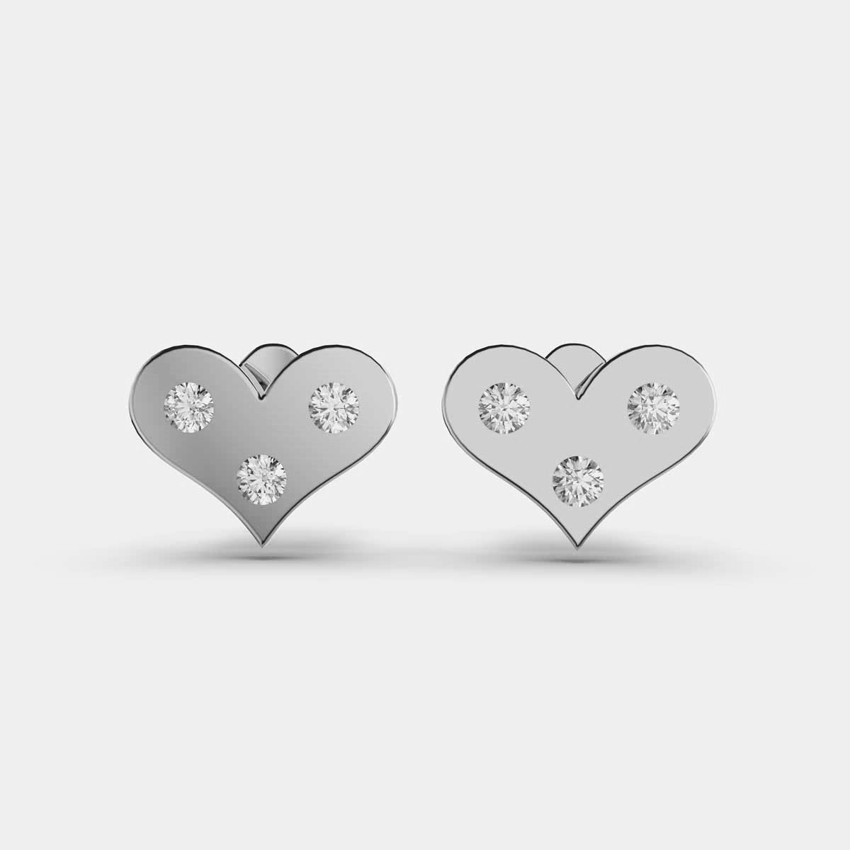 Little Heart Kids Diamond Studs