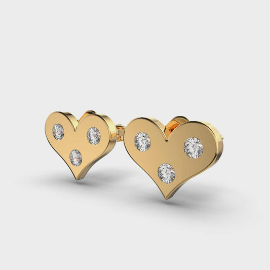 Little Heart Kids Diamond Studs