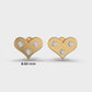 Little Heart Kids Diamond Studs
