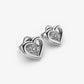 Solitaire in Heart Kids Diamond Studs