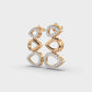 Stack of Drops Diamond Earrings