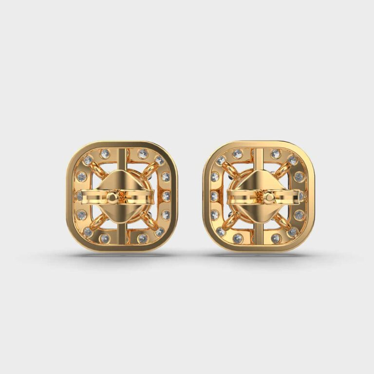 1.2 Carat Solitaire in Cushion Diamond Studs