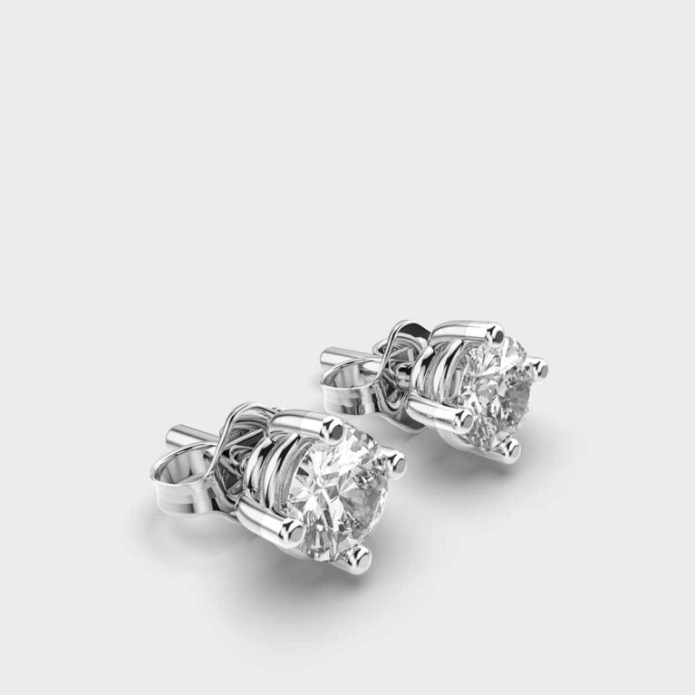 60 Cent Classic Diamond Studs