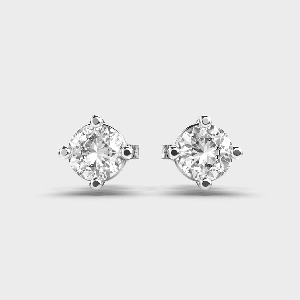60 Cent Classic Diamond Studs