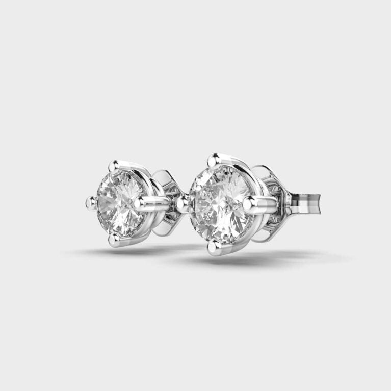 60 Cent Classic Diamond Studs