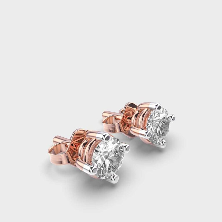 60 Cent Classic Diamond Studs