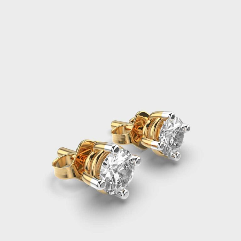 60 Cent Classic Diamond Studs