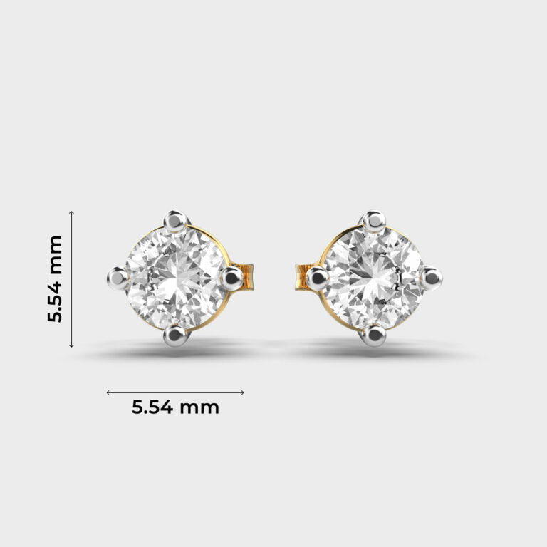60 Cent Classic Diamond Studs