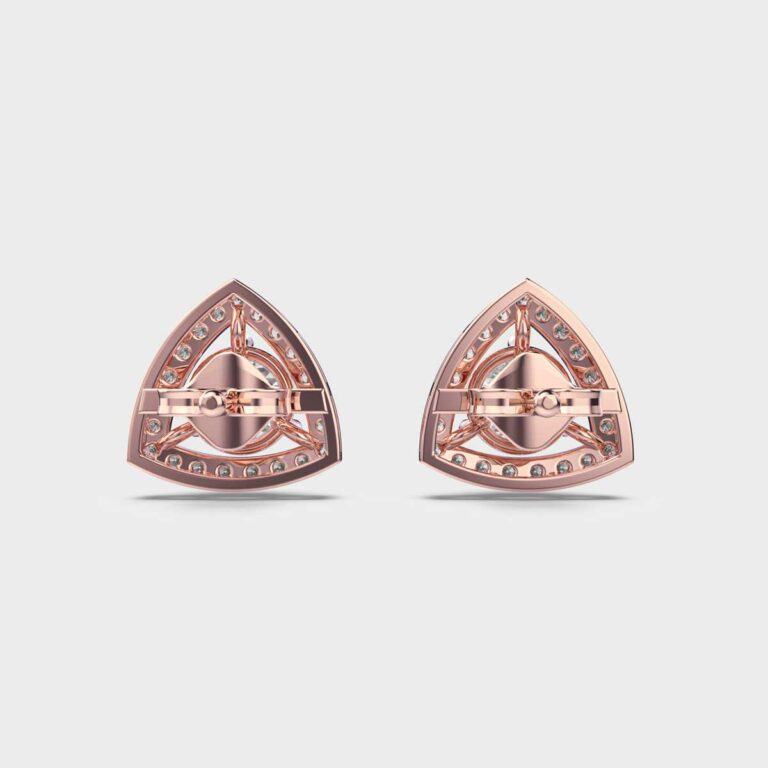 1.2 Carat Solitaire with Prism Halo Studs