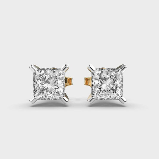 60 Cent Princess Diamond Studs