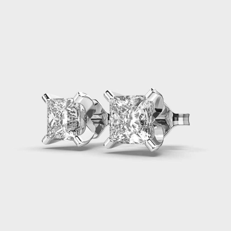 60 Cent Princess Diamond Studs
