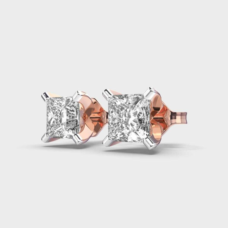60 Cent Princess Diamond Studs