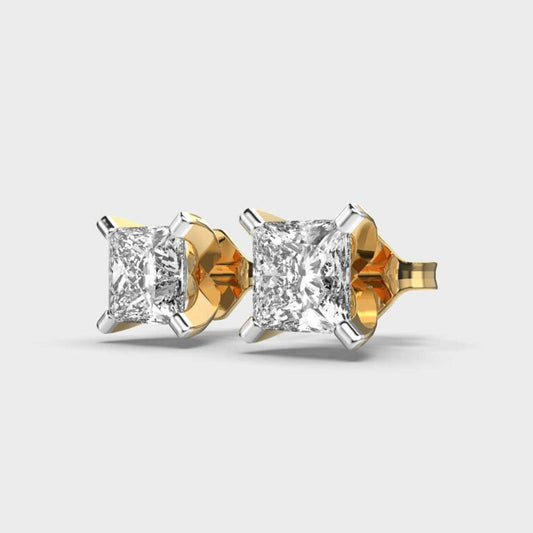 60 Cent Princess Diamond Studs