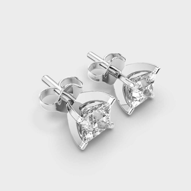 60 Cent Princess Diamond Studs