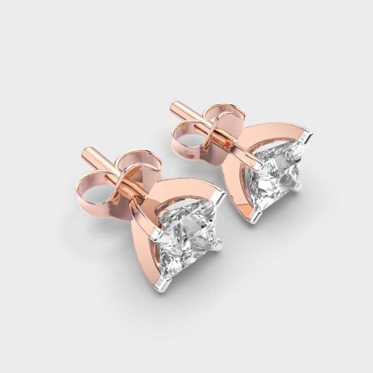 60 Cent Princess Diamond Studs