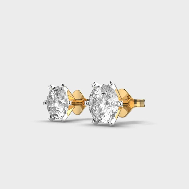1.5 Carat Round Solitaire Studs