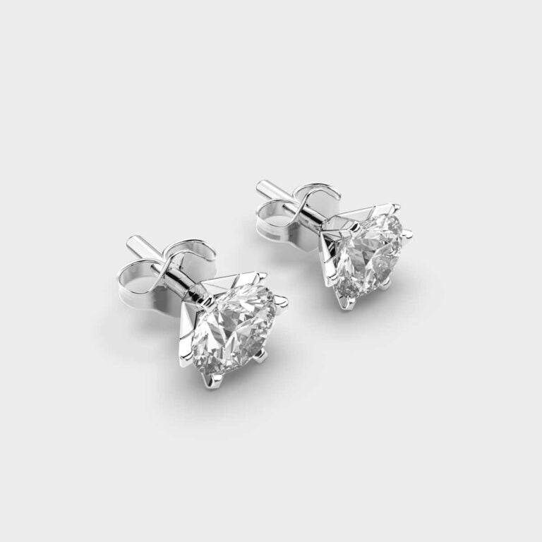 1.5 Carat Round Solitaire Studs