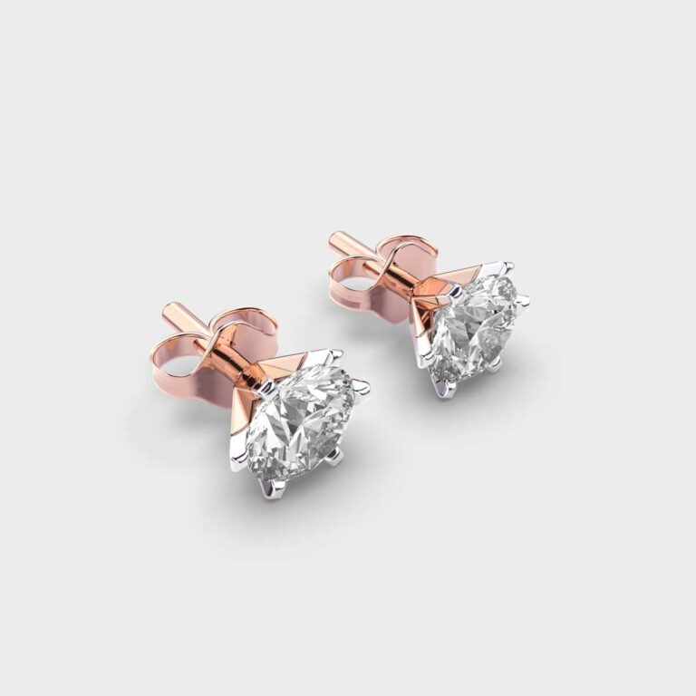 1.5 Carat Round Solitaire Studs