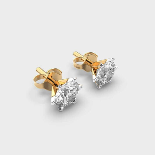 1.5 Carat Round Solitaire Studs