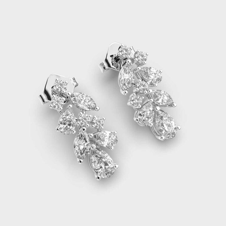 Classy Diamond Danglers