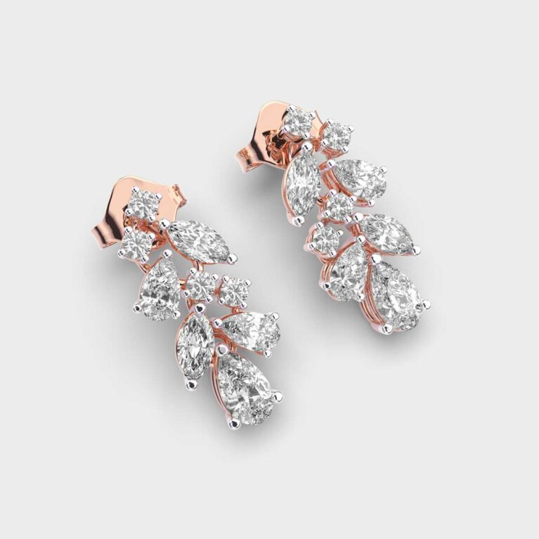 Classy Diamond Danglers