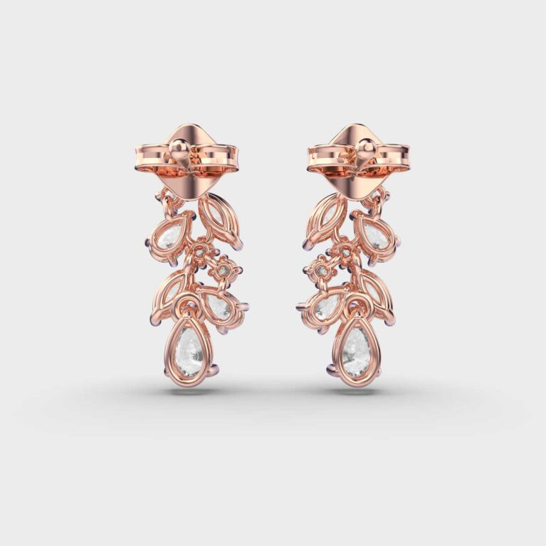 Classy Diamond Danglers