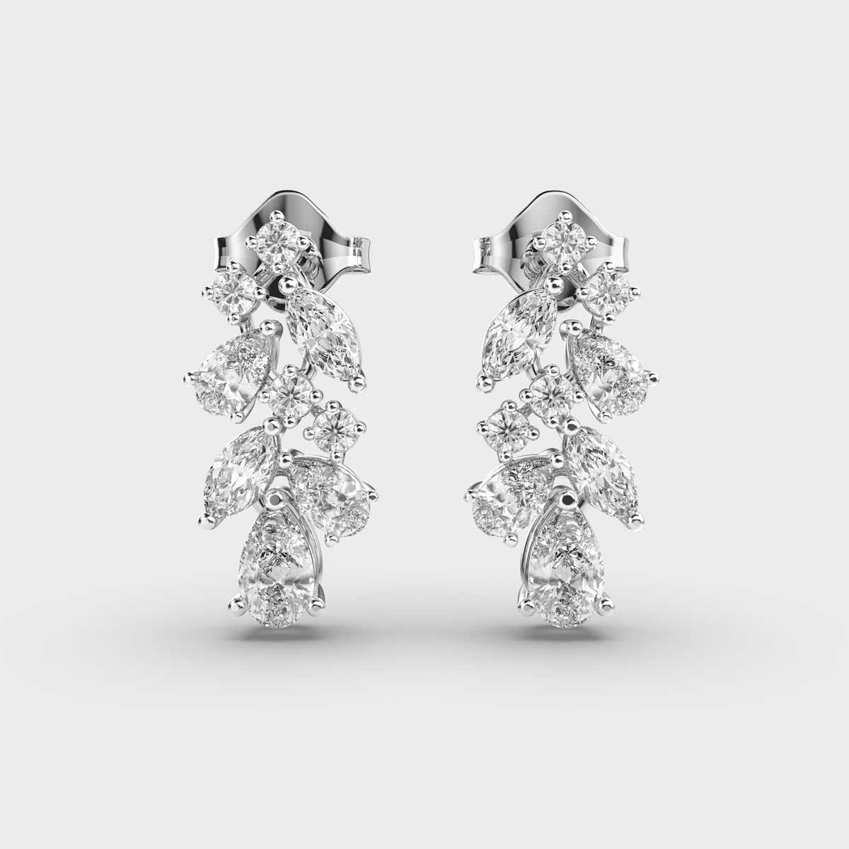 Classy Diamond Danglers