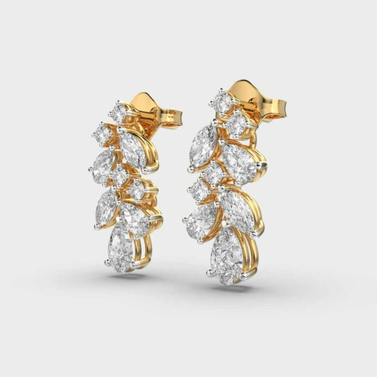 Classy Diamond Danglers