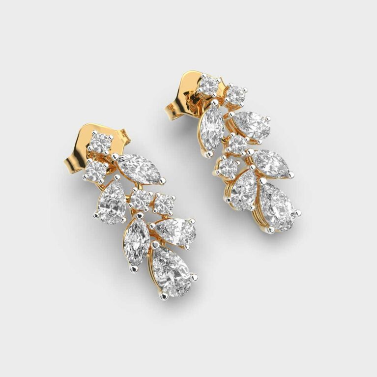 Classy Diamond Danglers